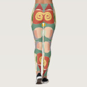 ジオメト芸術的リ：シームレカラフルスパターン レギンス (裏面)