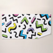 ジオメト遊リ:ドードルシェイプパターン バスタオル (バスタオル)