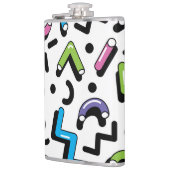 ジオメト遊リ:ドードルシェイプパターン フラスク (左)