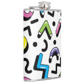 ジオメト遊リ:ドードルシェイプパターン フラスク (右)