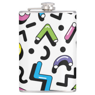 ジオメト遊リ：ドードルシェイプパターン フラスク