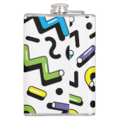 ジオメト遊リ:ドードルシェイプパターン フラスク (裏面)