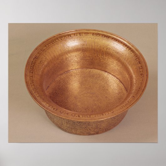 ジオメト飾リパターンを含む流域 ポスター (正面)