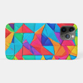 ジオメト鮮やかリカラーブロックアート Case-Mate iPhoneケース (裏面(横))
