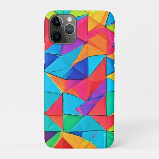 ジオメト鮮やかリカラーブロックアート Case-Mate iPhoneケース (裏)