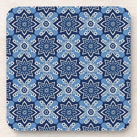 ジオメト鮮やかリパターンコースター – 6のセット コースター (正面)