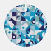 ジオメト鮮やかリ:シモダンームレス ガラスオーナメント (裏面)