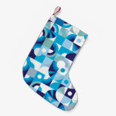 ジオメト鮮やかリ:シモダンームレス スモールクリスマスストッキング (正面 (吊り時))