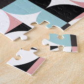 ジオメミニマルトリ、スカンジナビアのスタイルアートワーク。 ジグソーパズル (側面)