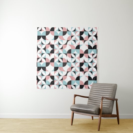 ジオメミニマルトリ、スカンジナビアのスタイルアートワーク。 タペストリー (インサイチュ)