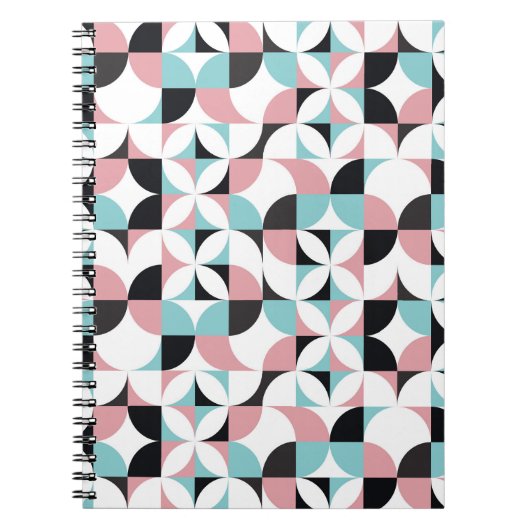 ジオメミニマルトリ、スカンジナビアのスタイルアートワーク。 ノートブック (正面)