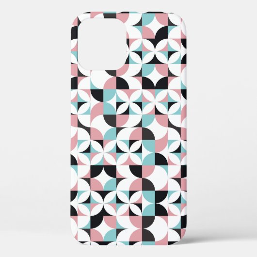 ジオメミニマルトリ、スカンジナビアのスタイルアートワーク。 Case-Mate iPhoneケース (裏面)