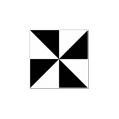 ジオメモダントリアンズスクエアアートクラフトデザイン ラバースタンプ (インプリント)