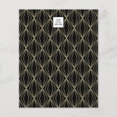 ジオメモダントリ灰色の黒 チラシ (裏面)