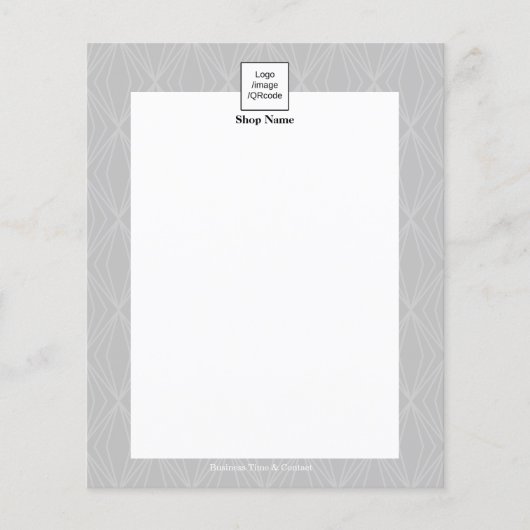 ジオメモダントリ灰色の黒 チラシ (正面)