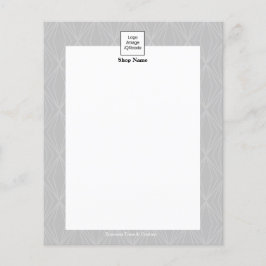 ジオメモダントリ灰色の黒 チラシ