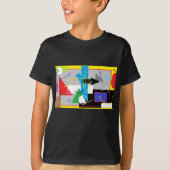 ジオメ熱狂するトリファンキーTシャツ Tシャツ (正面)