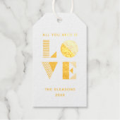 ジオラブ バレンタインデー フォト ギフトタグ (正面)