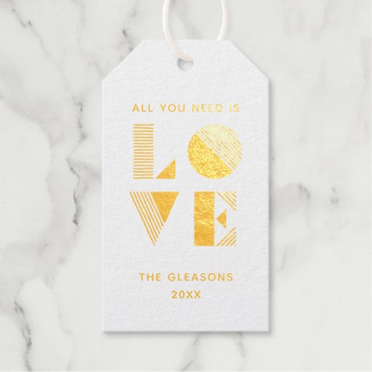 ジオラブ バレンタインデー フォト ギフト タグ (正面)