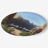 ジオンからエンジェルズランディングトレイルジオン国立公園 ペーパープレート (アングル)