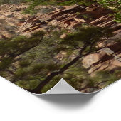 ジオンからエンジェルズランディングトレイルジオン国立公園 ポスター (角)