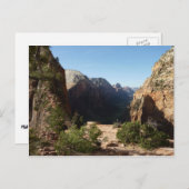 ジオンからエンジェルズランディングトレイルジオン国立公園 ポストカード (正面/裏面)