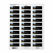 ジオンからエンジェルズランディングトレイルジオン国立公園 ラベル (フルシート)