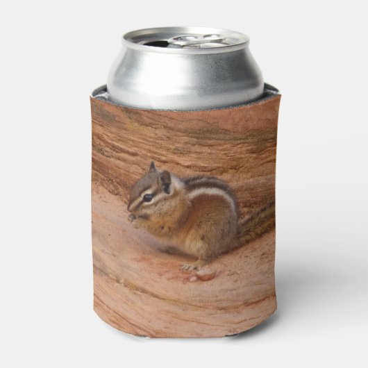 ジオンの赤い岩のシマリス 缶クーラー (缶正面)