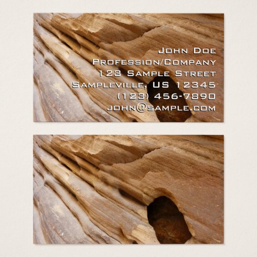 ジオンキャニオンウォールI抽象芸術自然撮影 (正面&裏面)