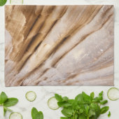 ジオンキャニオンウォールI抽象芸術自然撮影 キッチンタオル (折り畳み)