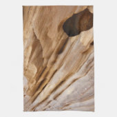 ジオンキャニオンウォールI抽象芸術自然撮影 キッチンタオル (縦)