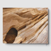 ジオンキャニオンウォールI抽象芸術自然撮影 ゲストブック (裏面)