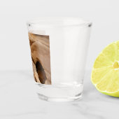 ジオンキャニオンウォールI抽象芸術自然撮影 ショットグラス (右)