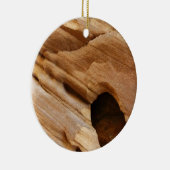 ジオンキャニオンウォールI抽象芸術自然撮影 セラミックオーナメント (右)