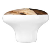 ジオンキャニオンウォールI抽象芸術自然撮影 セラミックノブ (側面)