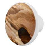 ジオンキャニオンウォールI抽象芸術自然撮影 セラミックノブ (右)