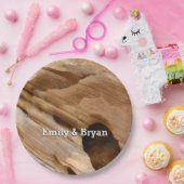 ジオンキャニオンウォールI抽象芸術自然撮影 ペーパープレート (パーティー)