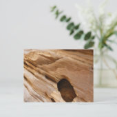 ジオンキャニオンウォールI抽象芸術自然撮影 ポストカード (スタンド正面)