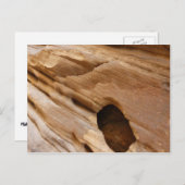 ジオンキャニオンウォールI抽象芸術自然撮影 ポストカード (正面/裏面)