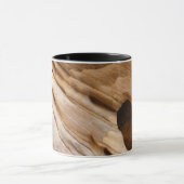 ジオンキャニオンウォールI抽象芸術自然撮影 マグカップ (中央)
