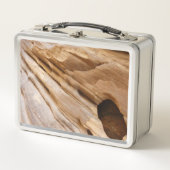 ジオンキャニオンウォールI抽象芸術自然撮影 メタルランチボックス (正面)