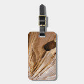 ジオンキャニオンウォールI抽象芸術自然撮影 ラゲッジタグ (正面縦)