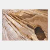 ジオンキャニオンウォールI抽象芸術自然撮影 ラッピングペーパーシート (正面)