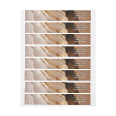 ジオンキャニオンウォールI抽象芸術自然撮影 ラップアラウンドラベル (シート)