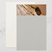 ジオンキャニオンウォールI抽象芸術自然撮影 便箋 (正面/裏面)