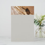 ジオンキャニオンウォールI抽象芸術自然撮影 便箋 (スタンド正面)