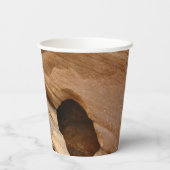 ジオンキャニオンウォールI抽象芸術自然撮影 紙コップ (裏面)