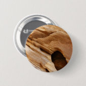 ジオンキャニオンウォールI抽象芸術自然撮影 缶バッジ (正面&裏面)