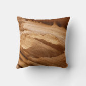 ジオンキャニオンウォールIIレッドロック抽象芸術写真 クッション (裏面)