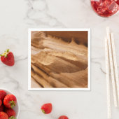 ジオンキャニオンウォールIIレッドロック抽象芸術写真 スタンダードカクテルナプキン (インサイチュ)